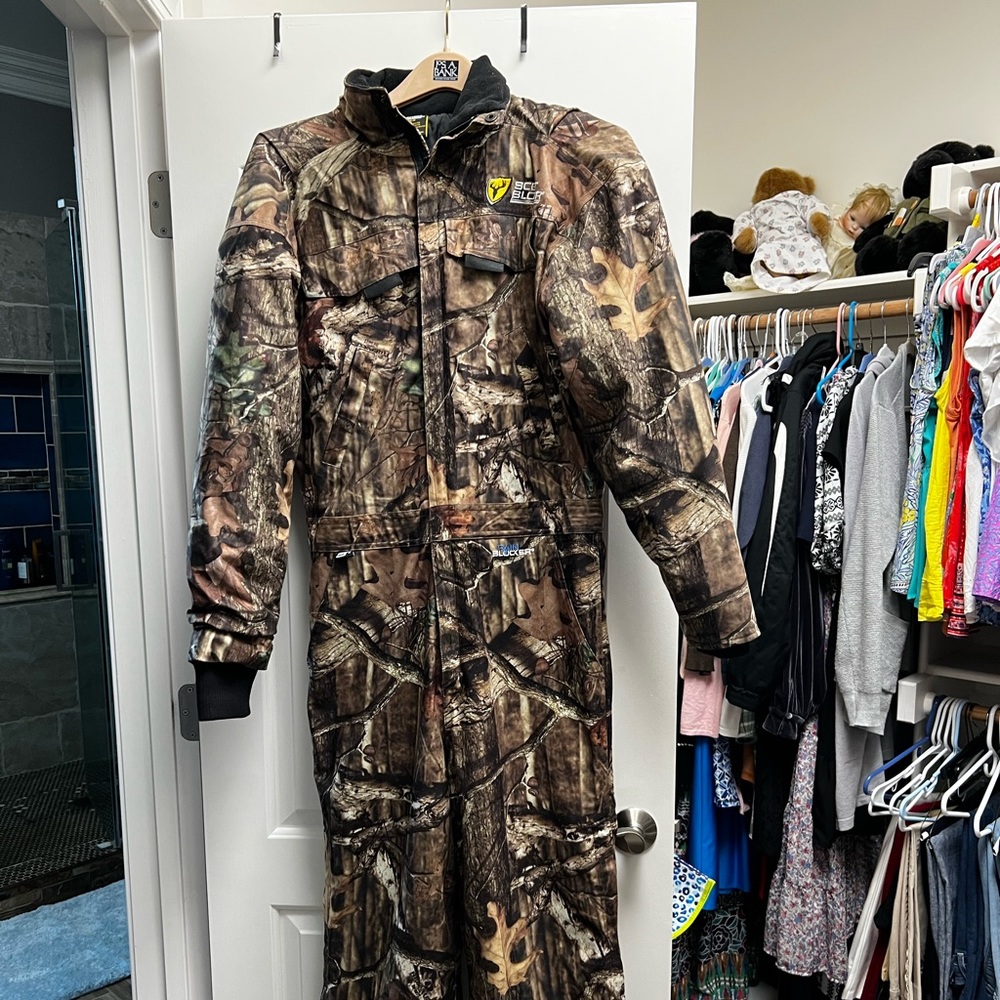 Scentblocker one piece camo jumpsuit